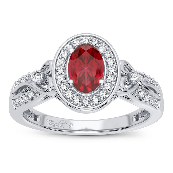 Timeless 14k White Gold 0.16CT Lab Diamond Ring