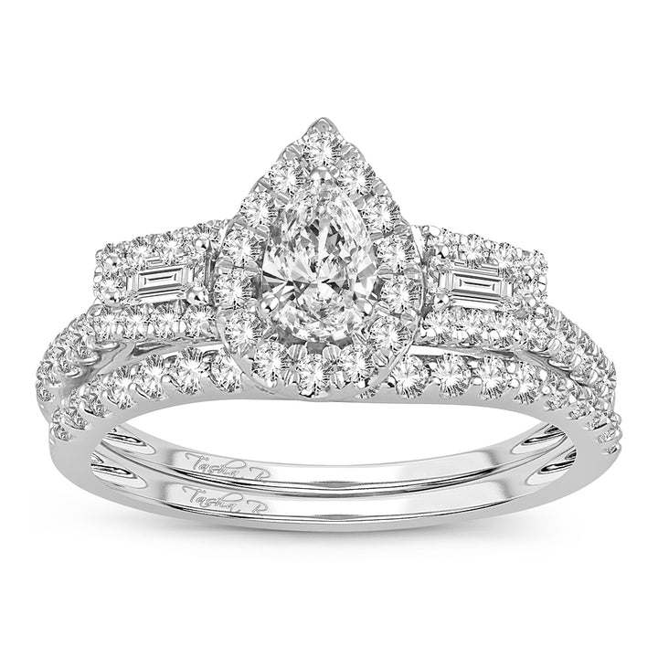 14k White Gold 1CT Lab Diamond Engagement Ring