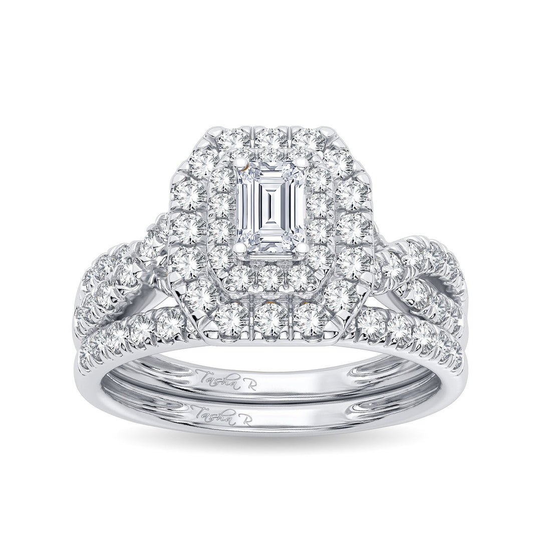 Brilliant 14k White Gold Lab Diamond Engagement Ring