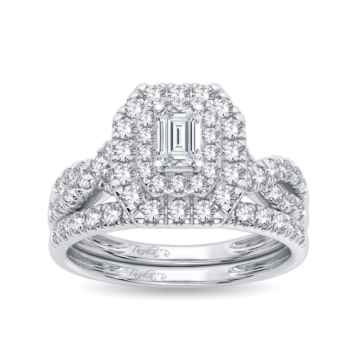 Brilliant 14k White Gold Lab Diamond Engagement Ring