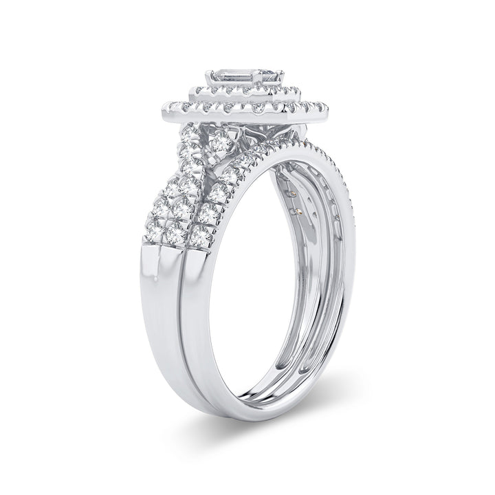 Brilliant 14k White Gold Lab Diamond Engagement Ring