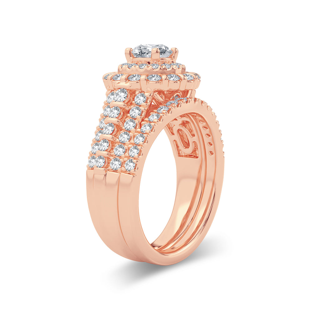 14k Rose Gold 2.00CT Lab Diamond Engagement Ring