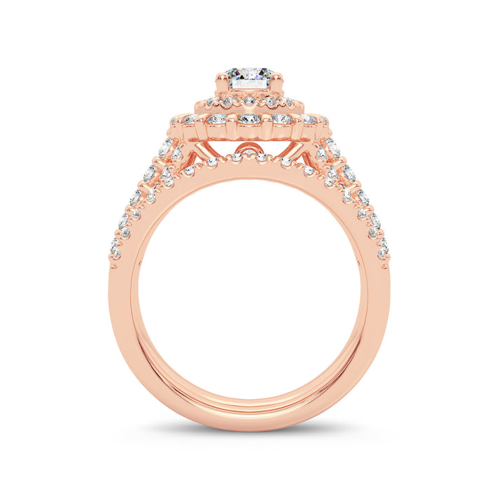 14k Rose Gold 2.00CT Lab Diamond Engagement Ring