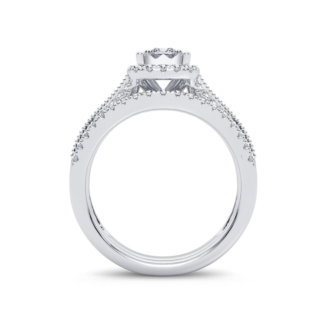 Brilliant 14k White Gold Lab Diamond Engagement Ring (0.75ct)