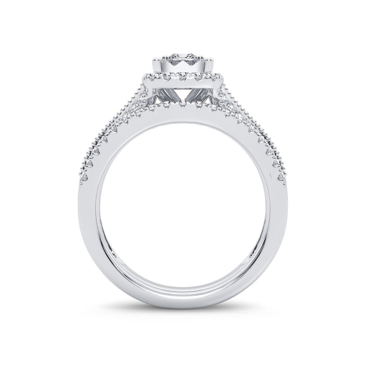 Brilliant 14k White Gold Lab Diamond Engagement Ring (0.75ct)
