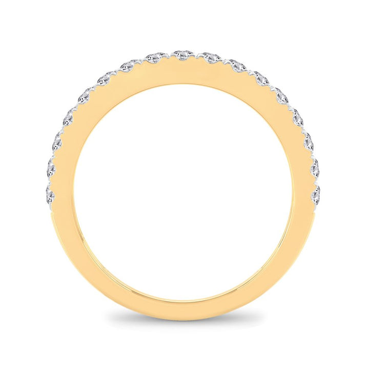 14K Yellow Gold 0.50ct Lab Diamond Womens Ring Enhancer