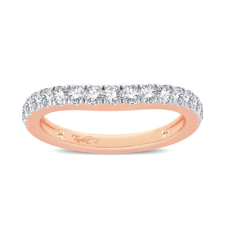 Romantic Rose Gold 0.50ct Lab Diamond Enhancer Ring Band