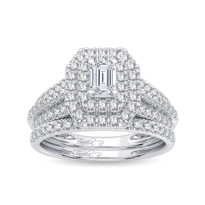 Brilliant 14k White Gold Lab Diamond Engagement Ring