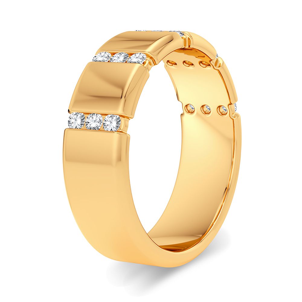 14K 0.33CT Diamond Band