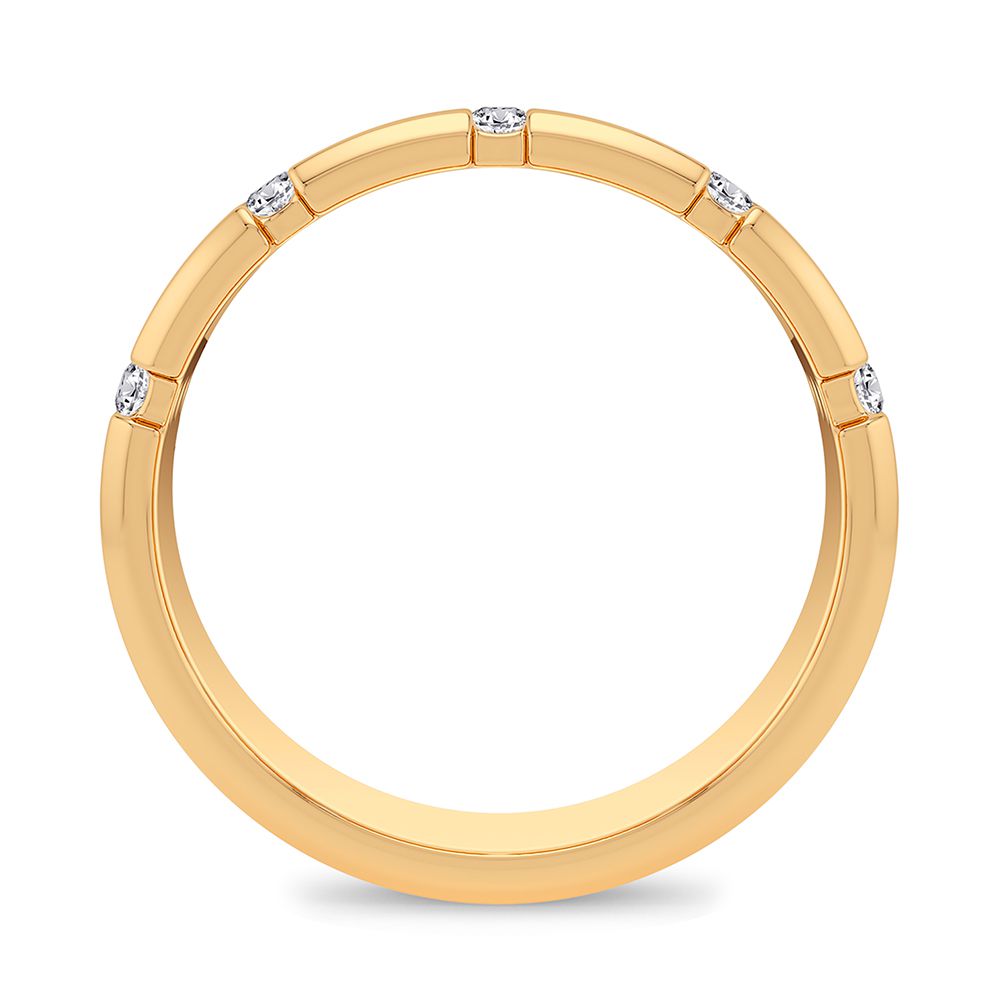 14K 0.33CT Diamond Band