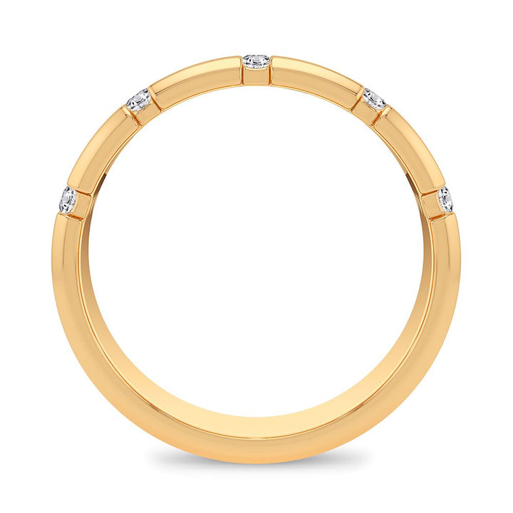 14K 0.33CT Diamond Band