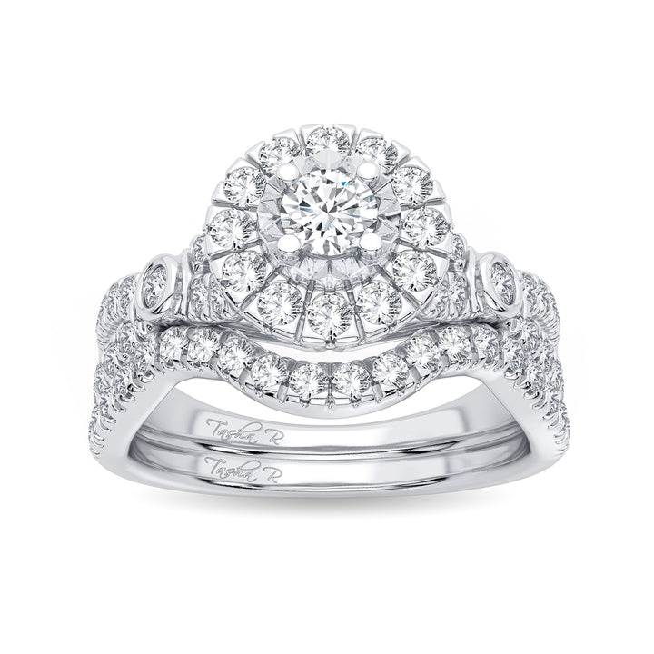 Timeless 14k White Gold 1CT Lab Diamond Engagement Ring