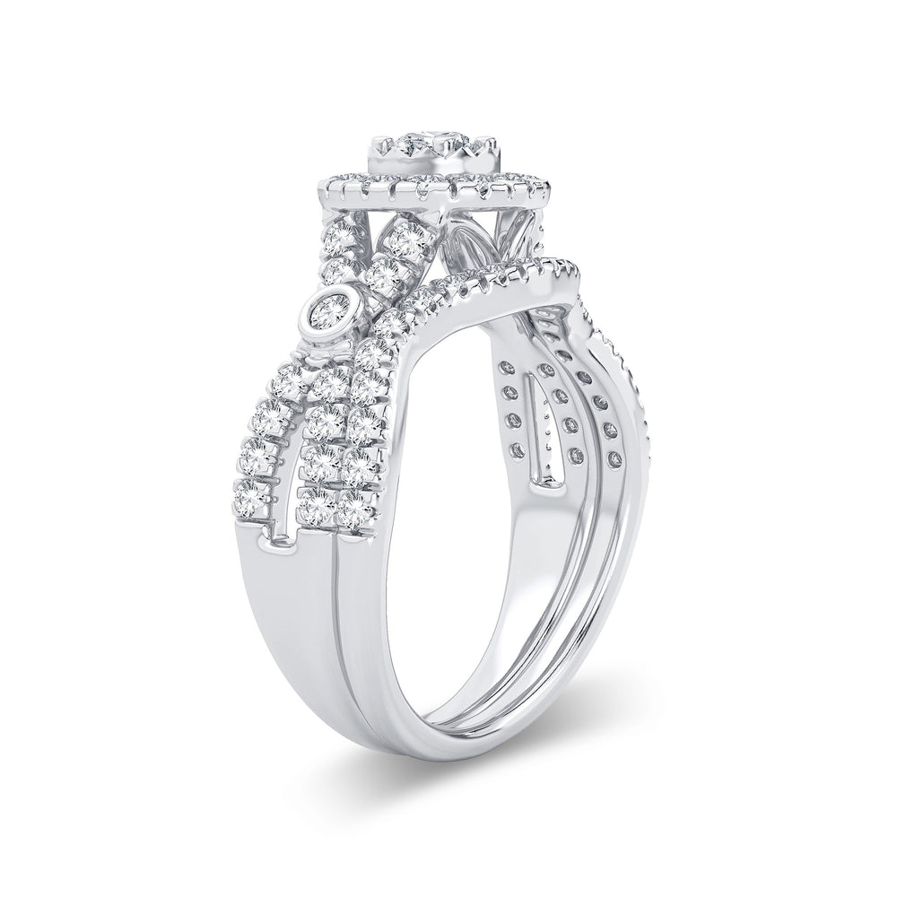 Timeless 14k White Gold 1CT Lab Diamond Engagement Ring