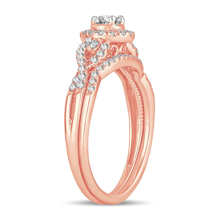 14K 0.51CT DIAMOND BRIDAL RING