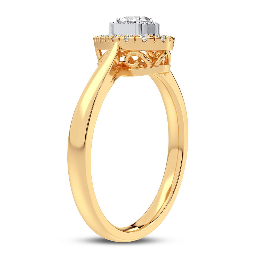 14K 0.25CT Diamond Ring