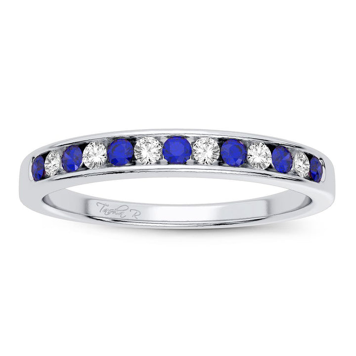 Chic 14k White Gold Lab Diamond Minimalist Womens Band