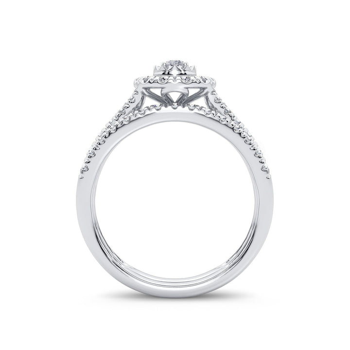 14K 1.00CT Diamond Bridal Ring