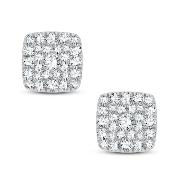 Brilliant 14k White Gold Lab Diamond Stud Earrings (0.50 CT)