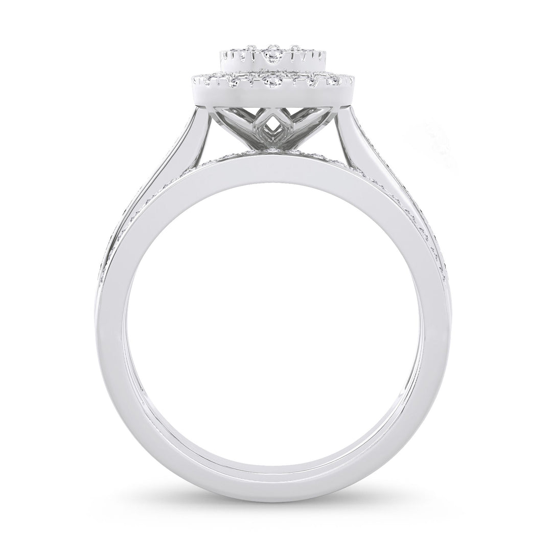 14K 1.00ct Diamond Bridal Ring