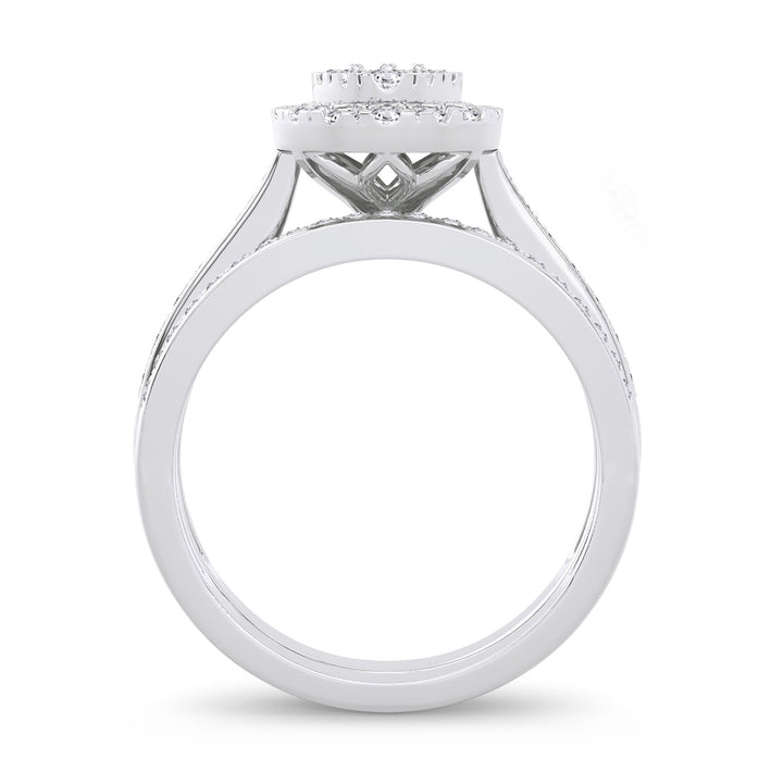 14K 1.00ct Diamond Bridal Ring