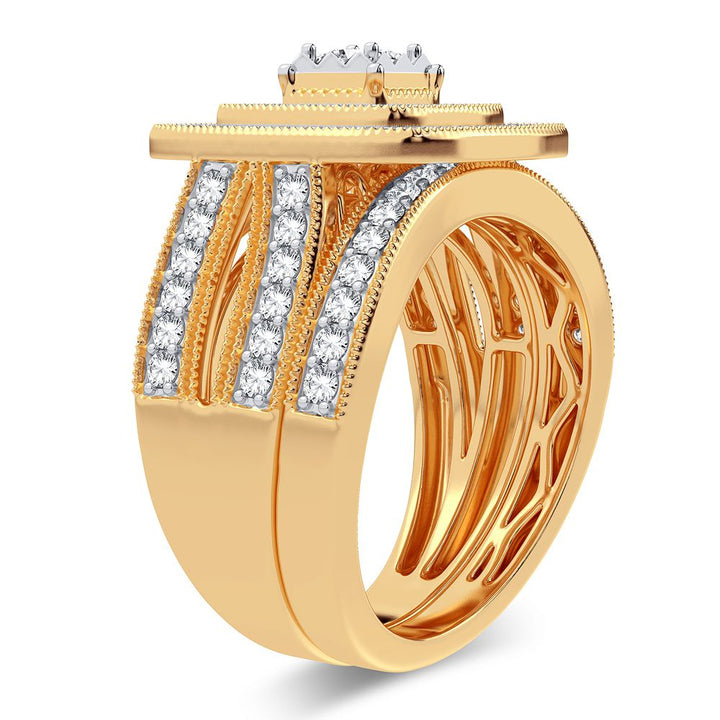 14K 1.00CT Diamond Bridal Ring