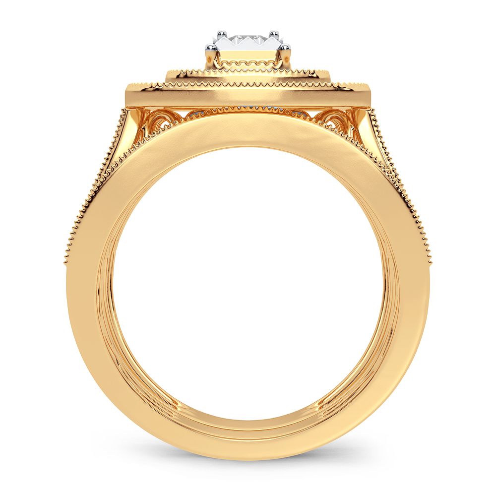 14K 1.00CT Diamond Bridal Ring