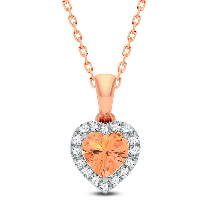 14k White Gold Lab Diamond Pendant - Timeless Feminine Charm
