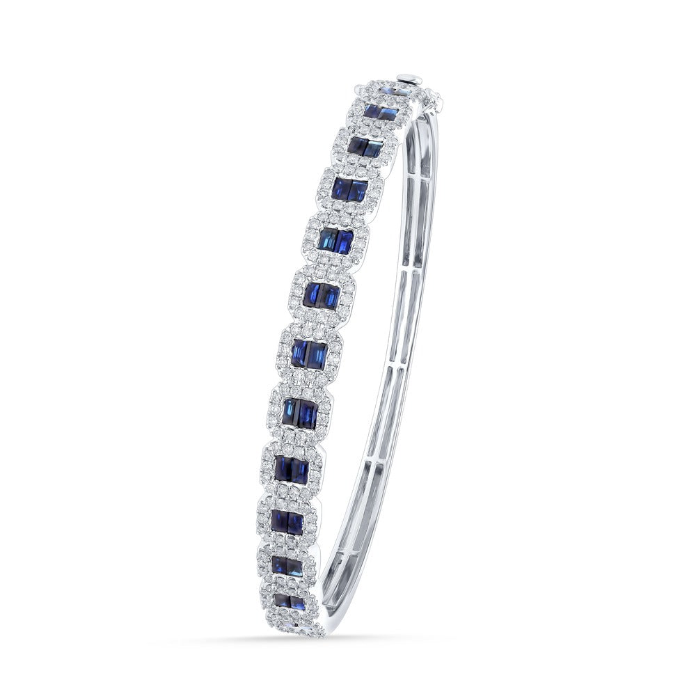 14K 1.25CT Diamond Bangle