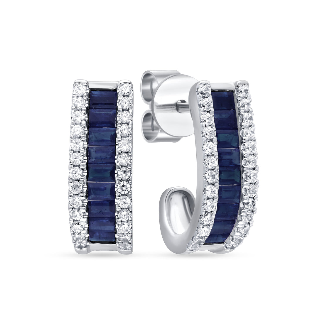 14k White Gold Lab-Grown Diamond Stud Earrings (0.39 CT)