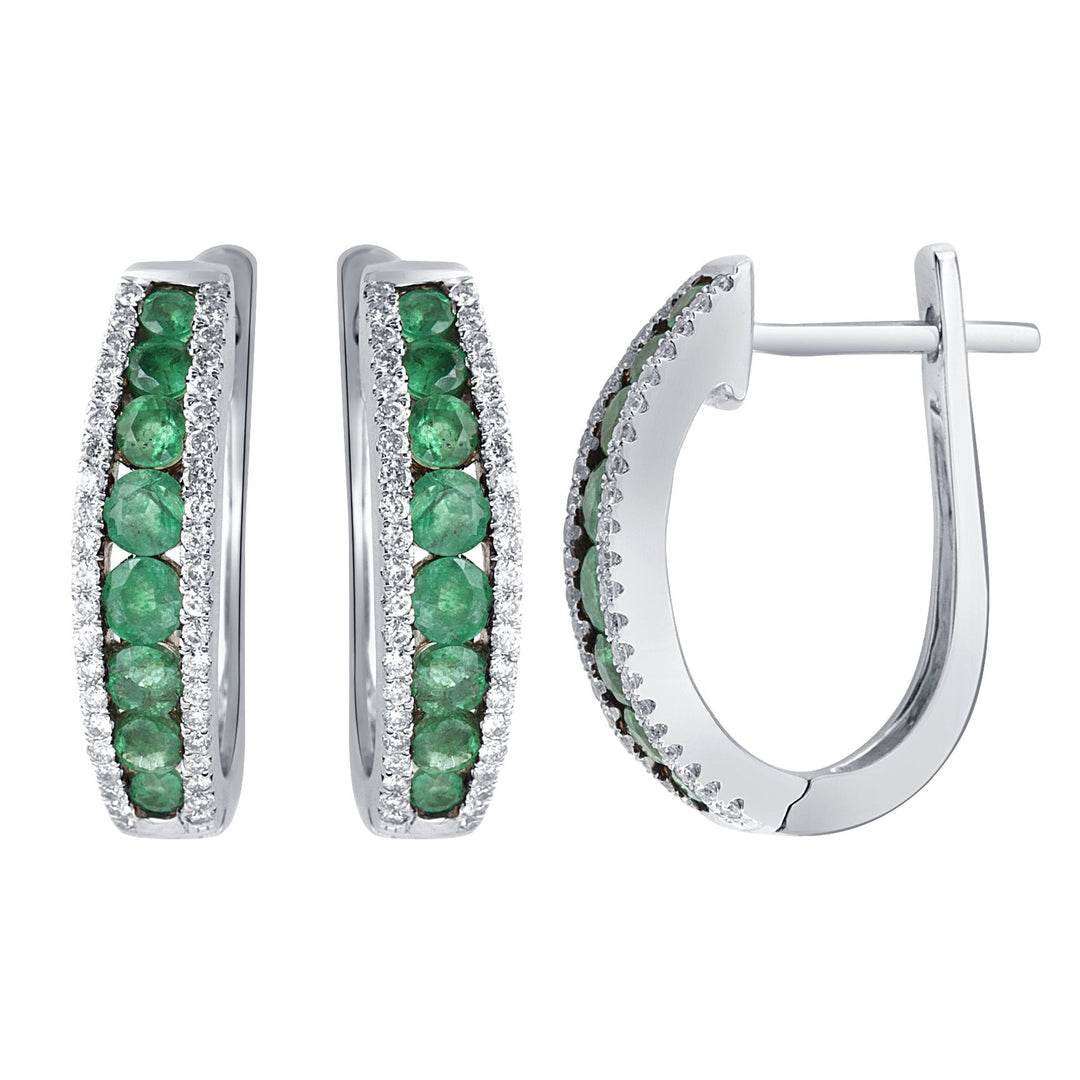 14k White Gold Lab-Grown Diamond Stud Earrings (0.35CT)
