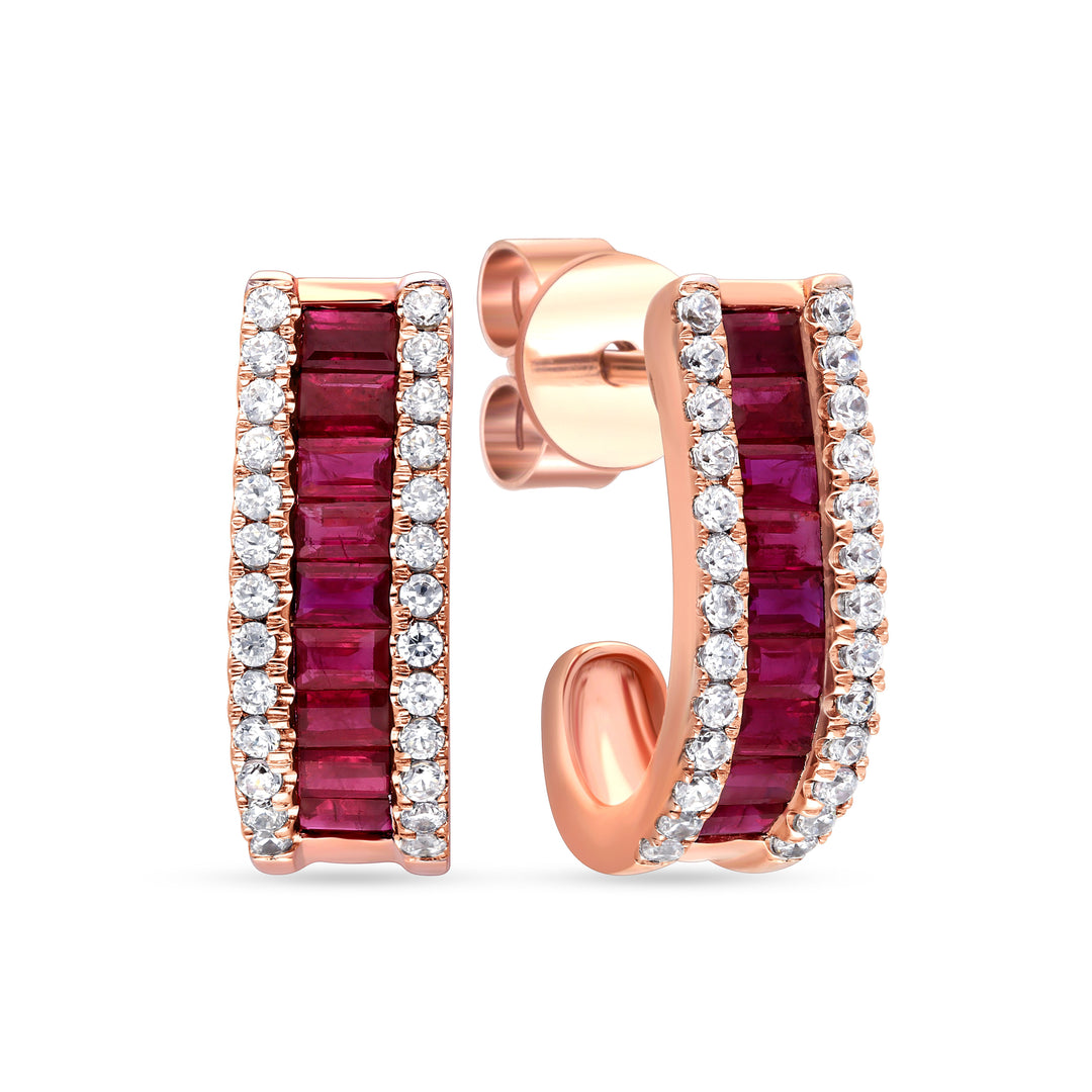 14k White Gold Lab Grown Diamond Stud Earrings (0.39 CT)