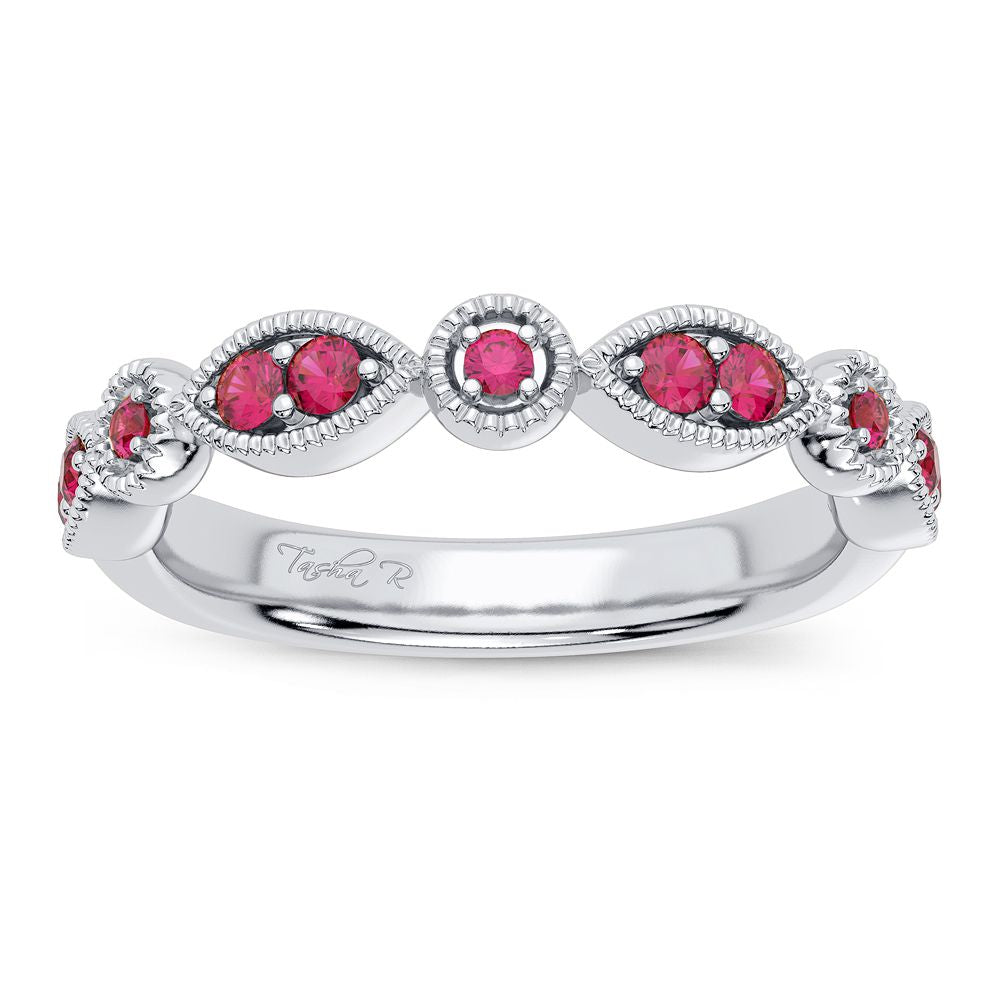 14K 0.24CT Ruby Band