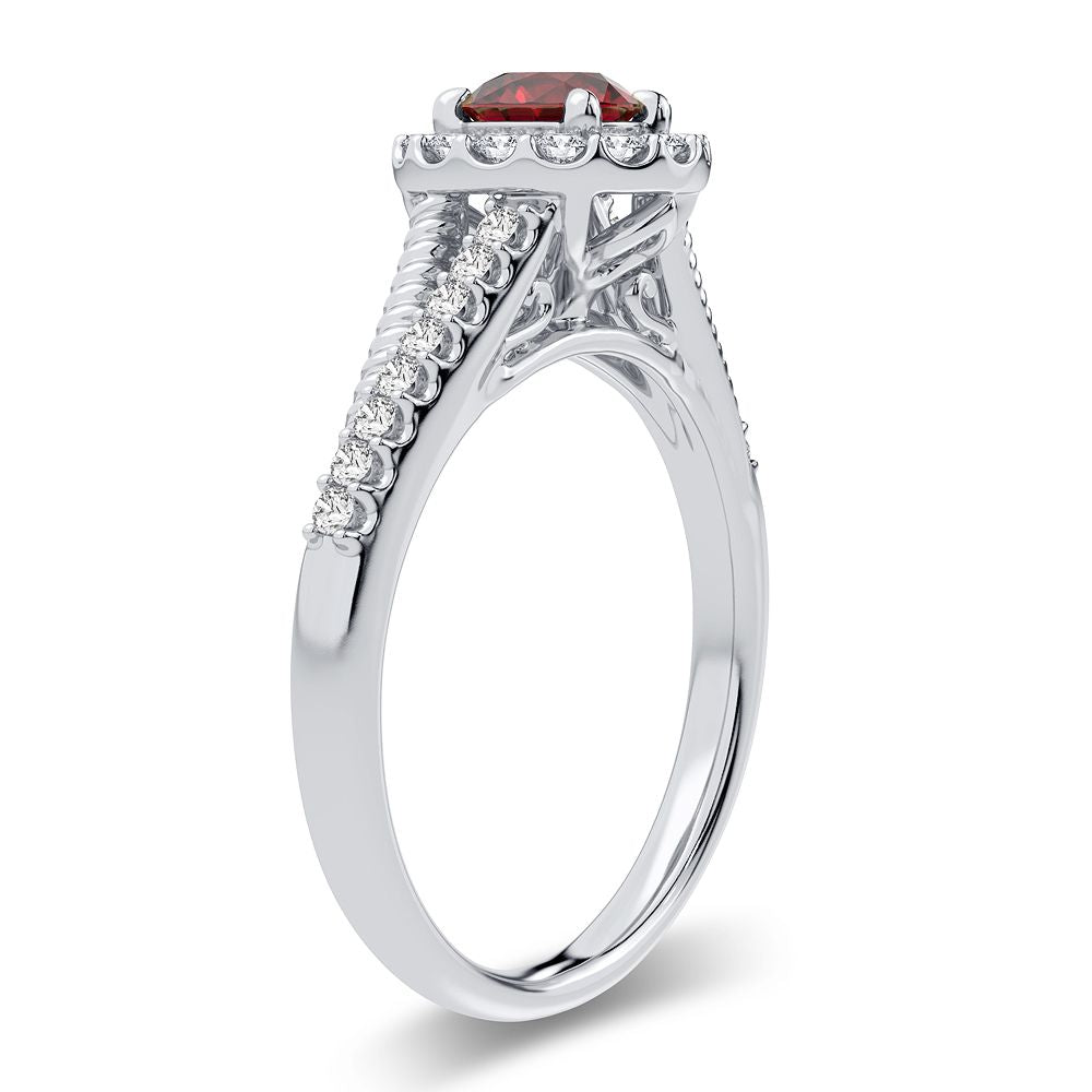 Luminous 14k White Gold Lab Diamond Womens Ring (0.25CT)