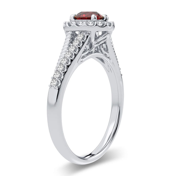 Luminous 14k White Gold Lab Diamond Womens Ring (0.25CT)