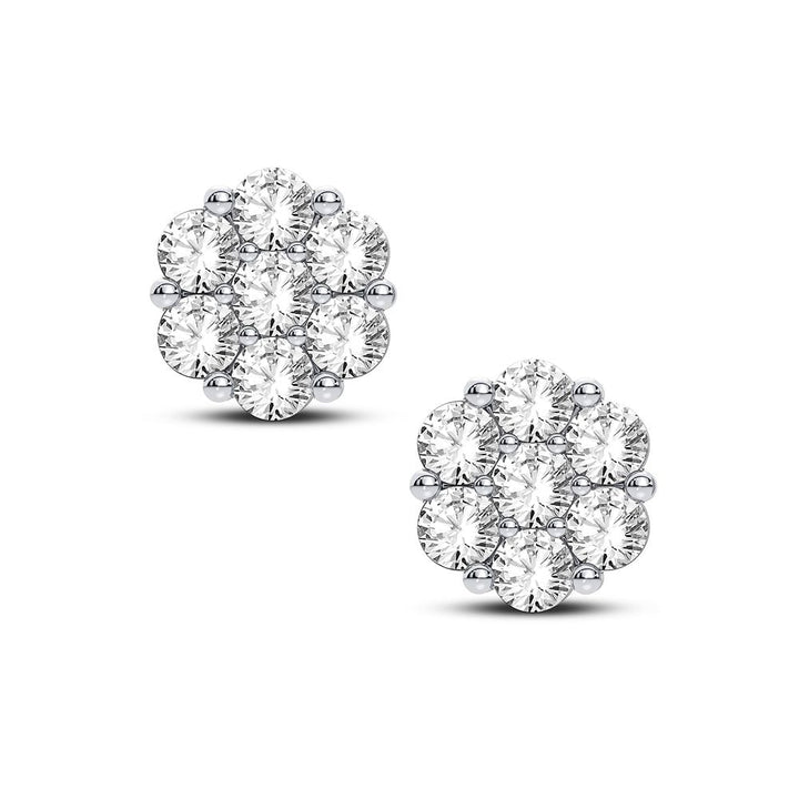 14K 0.91CT Diamond Earring