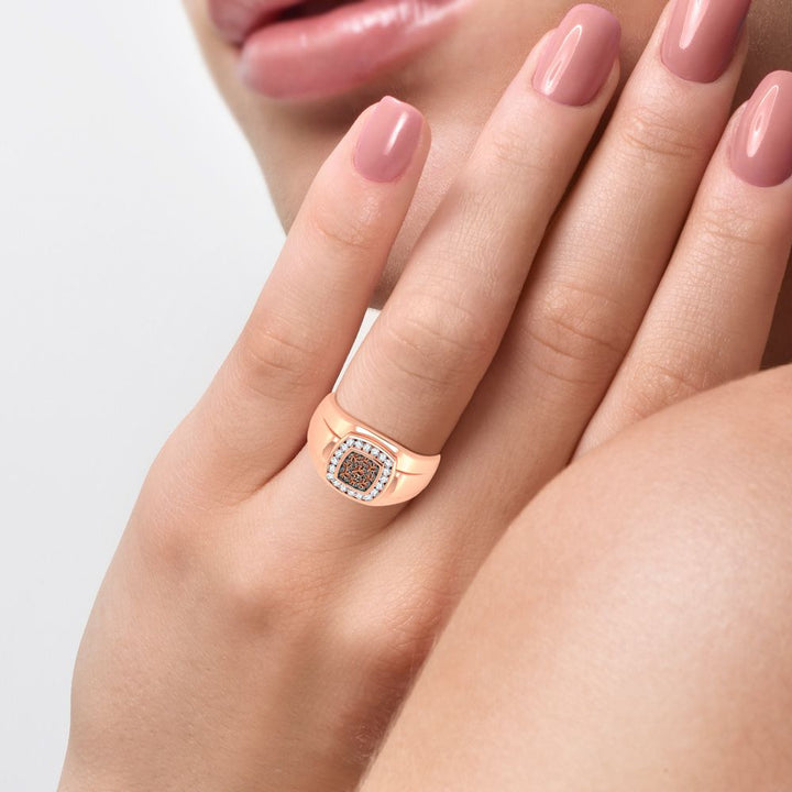 14K 0.50ct Diamond Mens Ring
