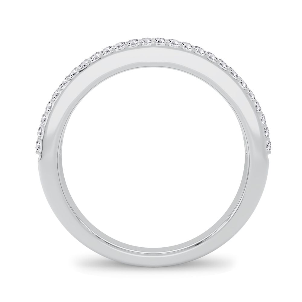14K White Gold Lab-Grown Diamond Fashion Band for Women
