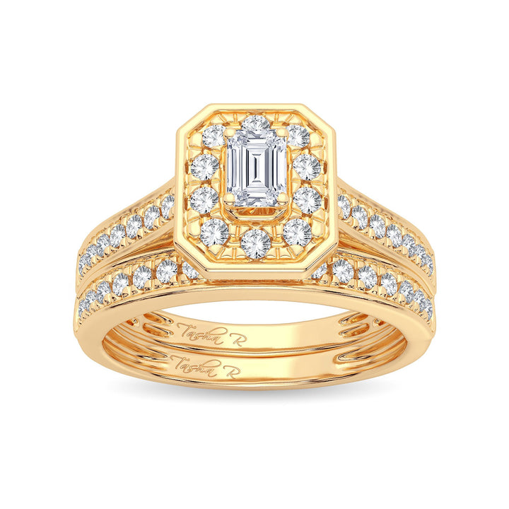 Timeless 14K Yellow Gold 0.68CT Lab Diamond Engagement Ring