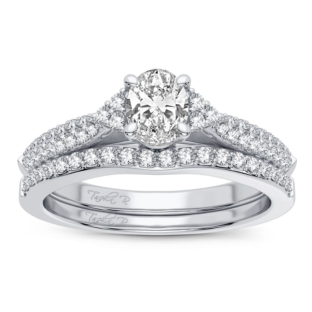 Timeless 14k White Gold 0.60CT Lab Diamond Ring