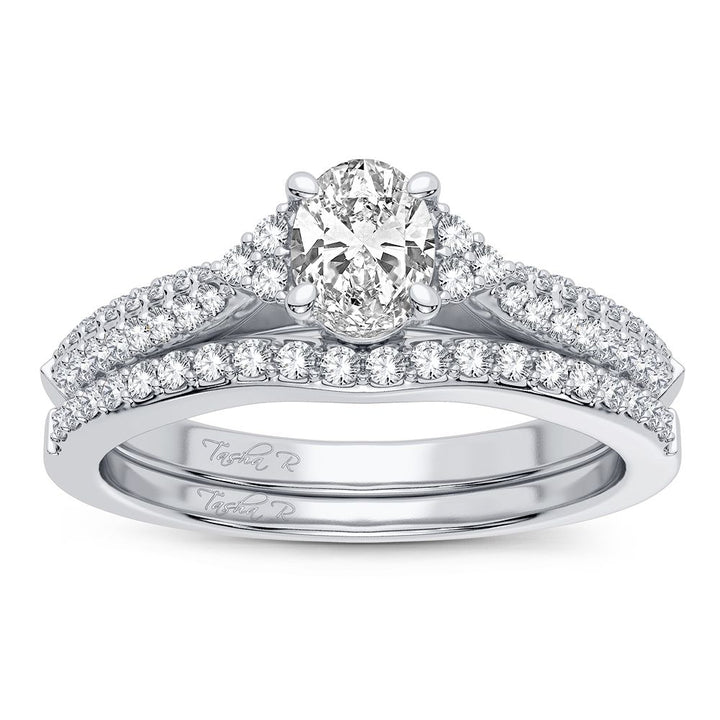 Timeless 14k White Gold 0.60CT Lab Diamond Ring