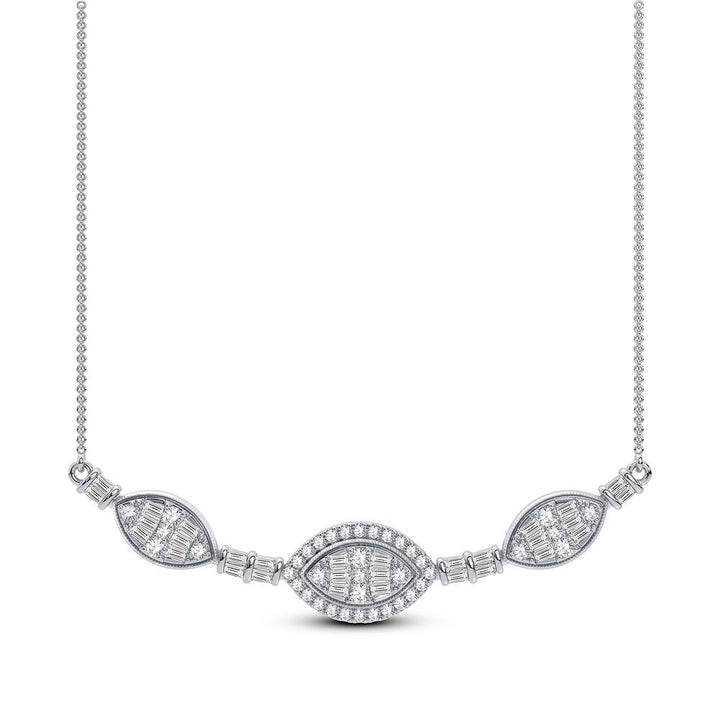 14K 0.90CT Diamond Necklace