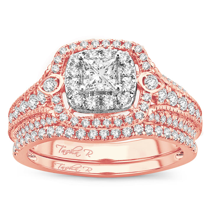 14K 1.00CT DIAMOND BRIDAL RING