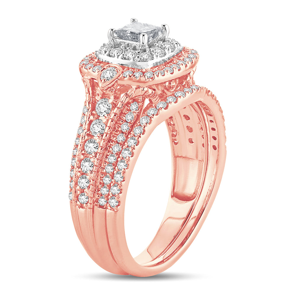 14K 1.00CT DIAMOND BRIDAL RING