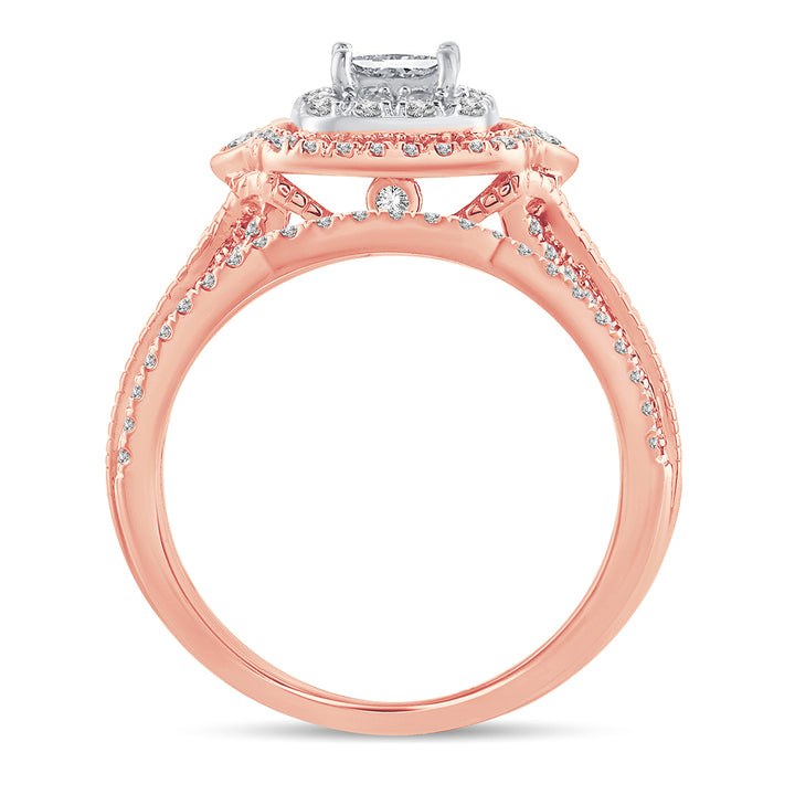 14K 1.00CT DIAMOND BRIDAL RING
