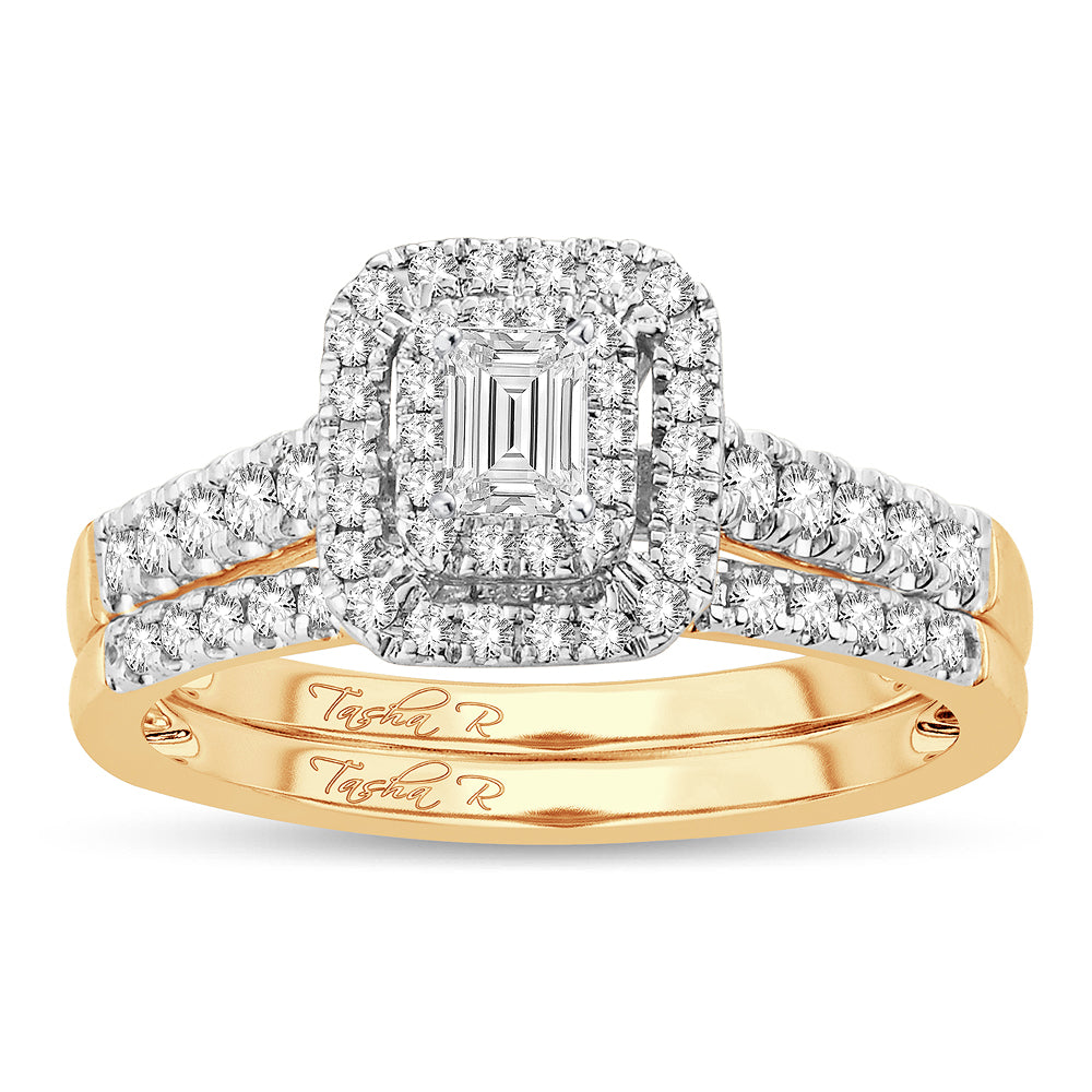 14k Yellow Gold Lab Diamond Engagement Ring 0.62CT