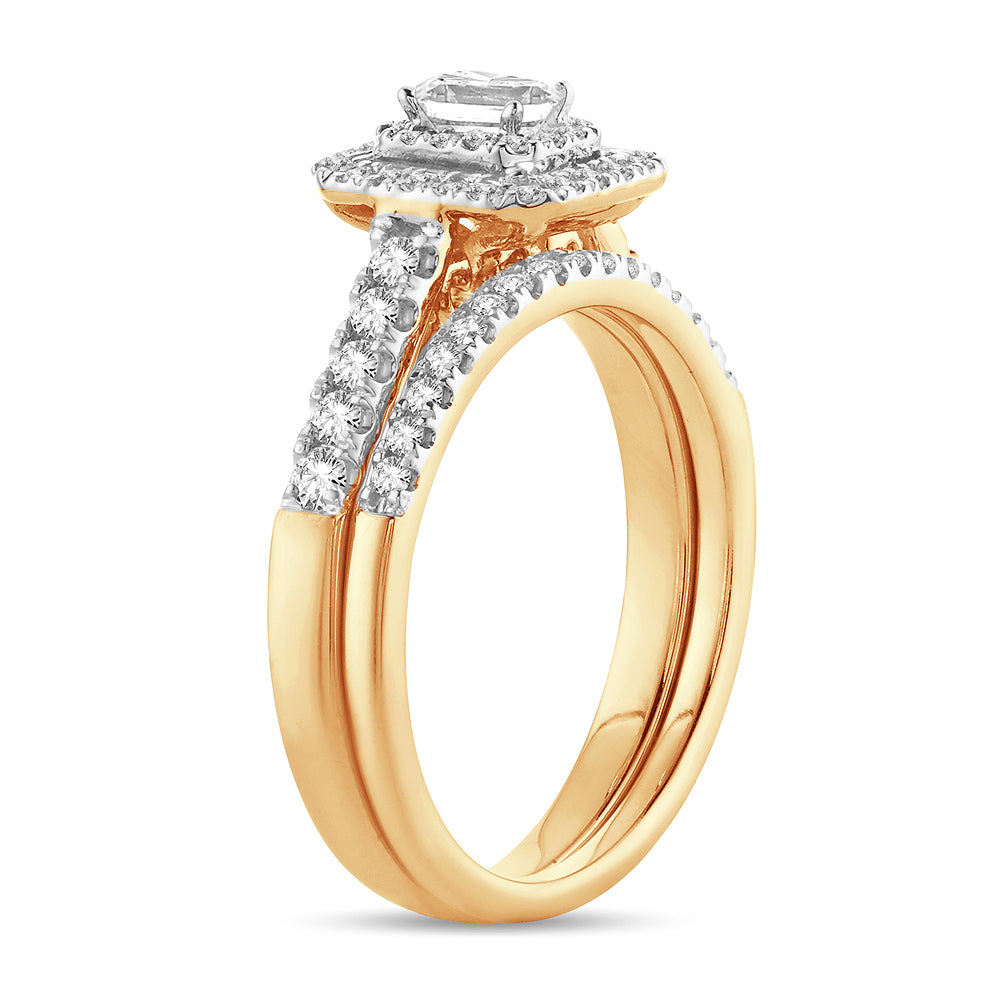 14k Yellow Gold Lab Diamond Engagement Ring 0.62CT