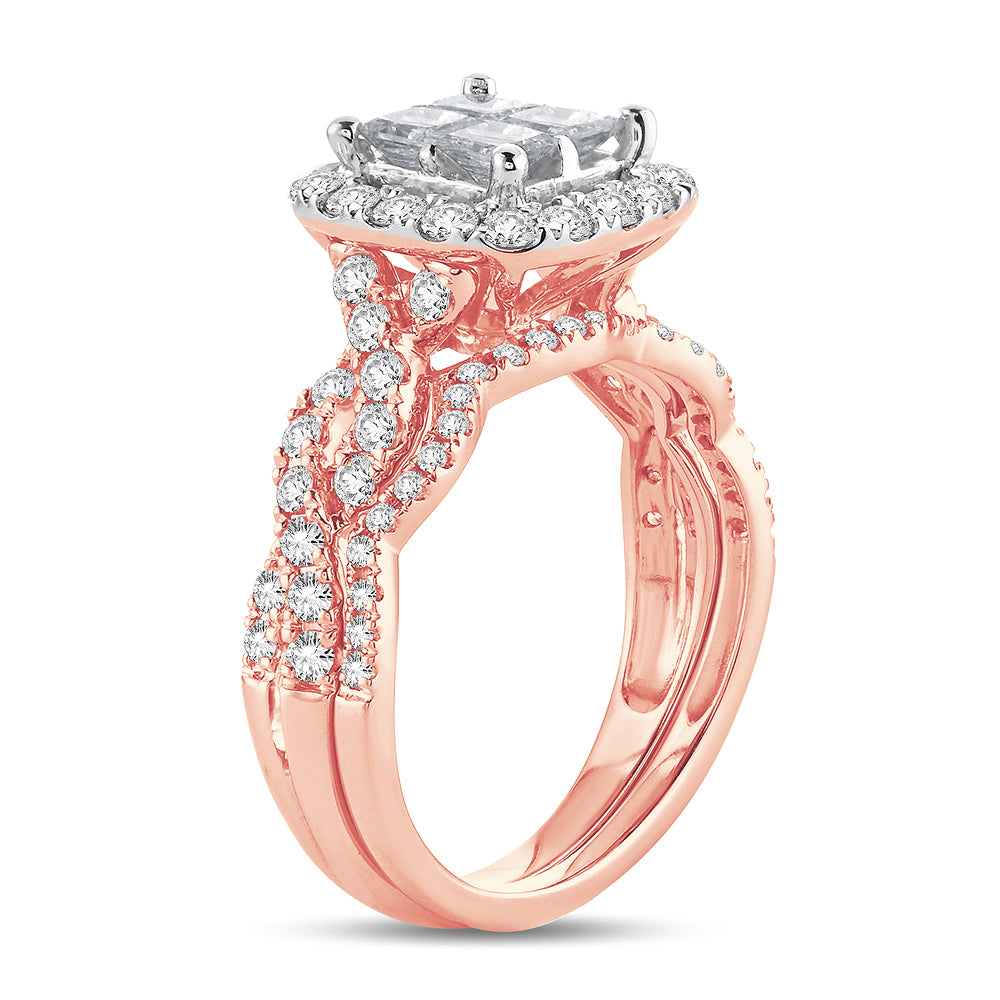 14K 1.75ct Diamond Bridal Ring