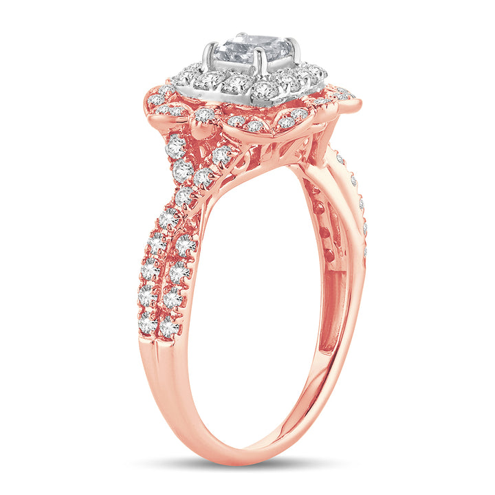 14K 1.00CT Diamond BRIDAL RING