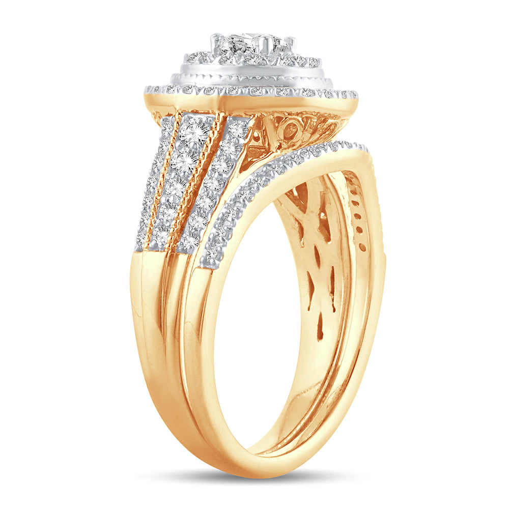 14K 1.00CT DIAMOND BRIDAL RING