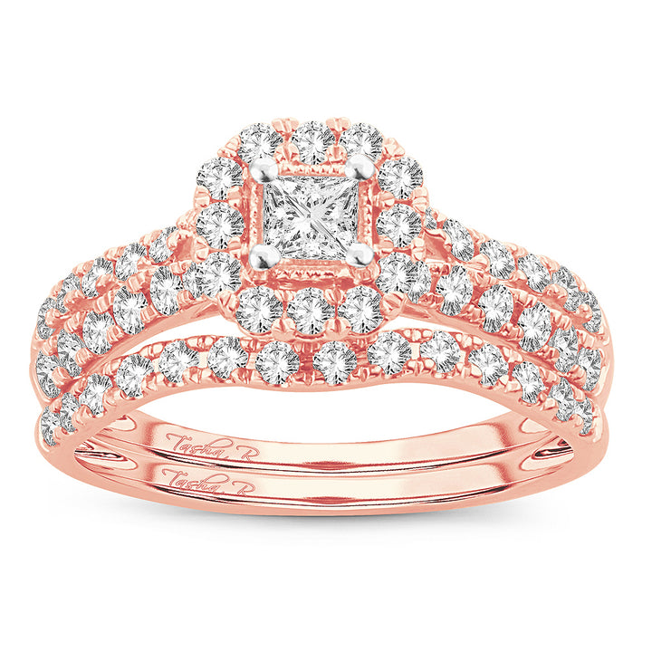 Romantic 14K Yellow Gold Lab Diamond Bridal Solitaire Ring